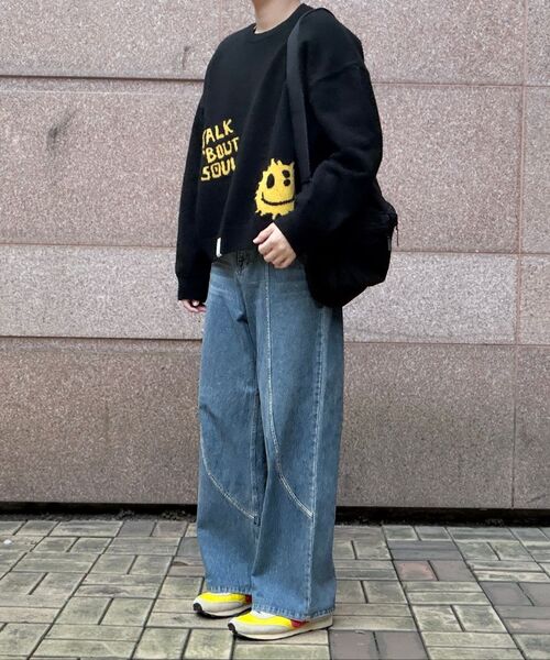 DNSR（ディーエヌエスアール）の「ウェーブドロップデニムブルー（デニムパンツ・メンズ・その他・X-LARGE/LARGE）」の2枚目の写真