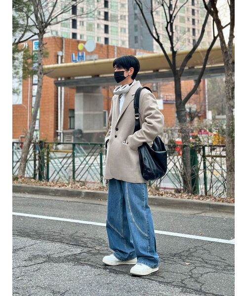 DNSR（ディーエヌエスアール）の「ウェーブドロップデニムブルー（デニムパンツ・メンズ・その他・X-LARGE/LARGE）」の4枚目の写真