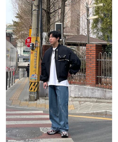 DNSR（ディーエヌエスアール）の「ウェーブドロップデニムブルー（デニムパンツ・メンズ・その他・X-LARGE/LARGE）」の7枚目の写真