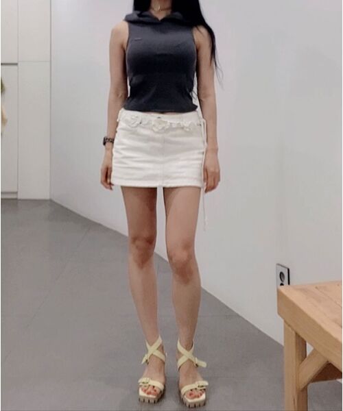 KHAKIPOINT（カーキポイント）の「Vintage Hood Sleeveless (charcoal)（Tシャツ/カットソー・レディース・その他・FREE）」の6枚目の写真