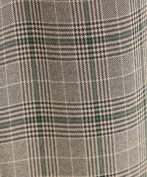 Cutie Blonde(キューティーブロンド)の「【セットアップ可】チェック柄タックワイドパンツ(その他パンツ・レディース・ダークブラウン系1/ベージュ系1・04/03/02/01)」の12枚目の写真