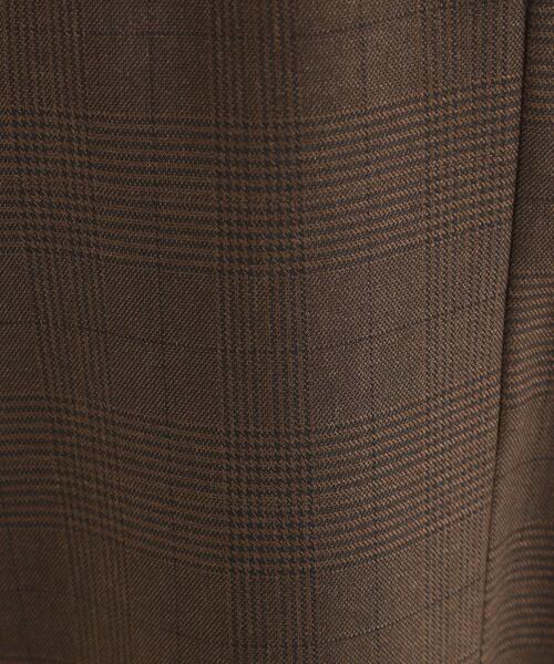 Cutie Blonde(キューティーブロンド)の「【セットアップ可】チェック柄タックワイドパンツ(その他パンツ・レディース・ダークブラウン系1/ベージュ系1・04/03/02/01)」の16枚目の写真