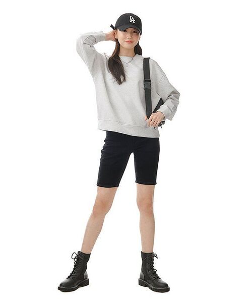 MUSINSA STANDARD WOMAN（ムシンサスタンダードウーマン）の「ウィメンズセミオーバーサイズスウェットシャツ[オートミール]（スウェット・レディース・その他・SMALL/MEDIUM/LARGE/X-SMALL）」の8枚目の写真