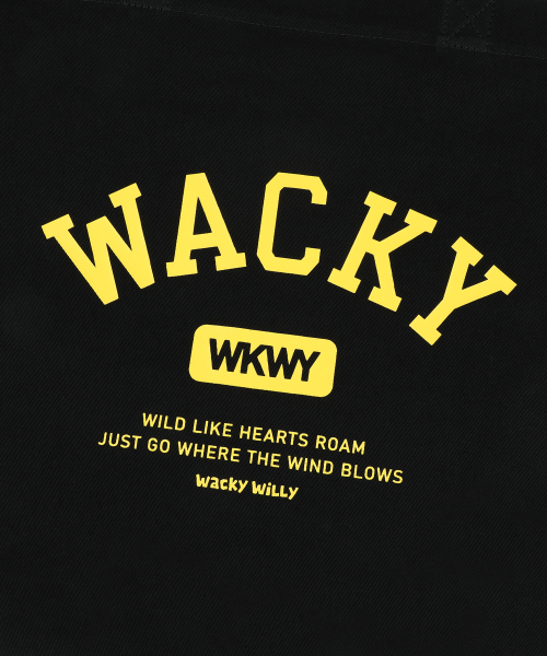 Wacky WiLLy(ワッキーウィリー)の「デイリーエコバッグ ブラック(エコバッグ/サブバッグ・レディース・その他・F)」の5枚目の写真