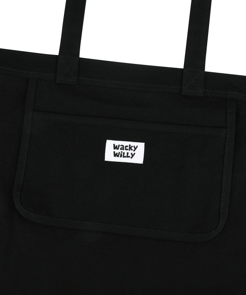 Wacky WiLLy(ワッキーウィリー)の「デイリーエコバッグ ブラック(エコバッグ/サブバッグ・レディース・その他・F)」の7枚目の写真