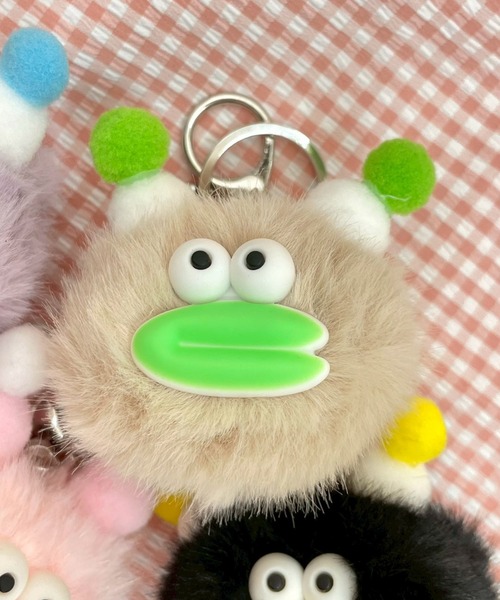 WEGO/ぽんぽんモンスターぬいぐるみキーホルダー（キーホルダー