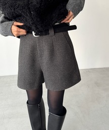 El mar　ベルト付ウォームショートパンツ