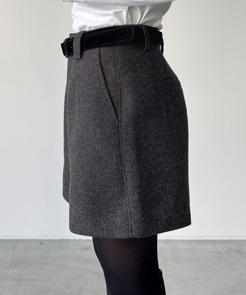 CANAL JEAN（キャナルジーン）の「El mar　ベルト付ウォームショートパンツ（その他パンツ・レディース・グレー/ブラウン・SMALL/MEDIUM）」の10枚目の写真