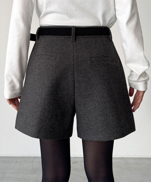 CANAL JEAN（キャナルジーン）の「El mar　ベルト付ウォームショートパンツ（その他パンツ・レディース・グレー/ブラウン・SMALL/MEDIUM）」の11枚目の写真