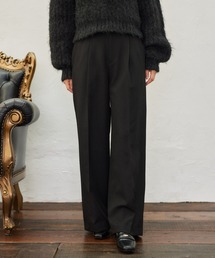 mysty woman | 【S/Mサイズ展開】セミワイドセンタープレスパンツ 622310(スラックス)