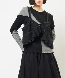 gomme（ゴム）の「プリーツデニムキャミソール（キャミソール）」