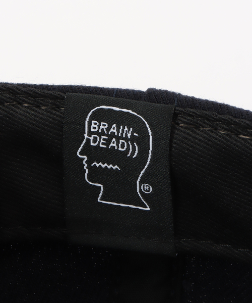 BRAIN DEAD(ブレインデット)の「【BRAIN DEAD/ブレインデッド】 WANING CRESCENT CURVED FRONT(キャップ・レディース・ネイビー・FREE)」の8枚目の写真
