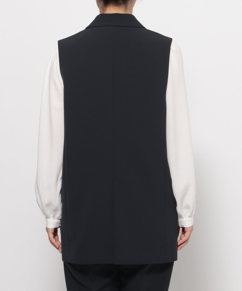 LEPSIM(レプシィム)の「【入卒式/セレモニー】Wクロスダブルジレ 598359(その他アウター・レディース・ネイビー/カーキブラウン/ブラック・FREE)」の6枚目の写真