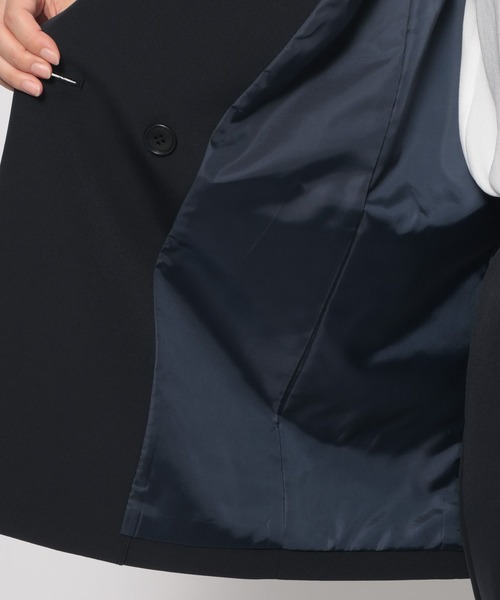 LEPSIM(レプシィム)の「【入卒式/セレモニー】Wクロスダブルジレ 598359(その他アウター・レディース・ネイビー/カーキブラウン/ブラック・FREE)」の13枚目の写真