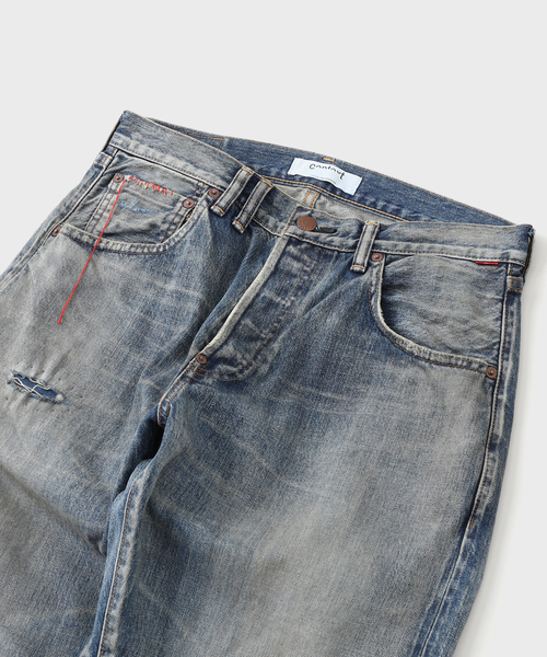 Anachronorm（アナクロノーム）の「ANACHRONORM / アナクロノーム REGULAR TAPERED REMAKED（デニムパンツ・メンズ・コバルトブルー・MEDIUM）」の3枚目の写真