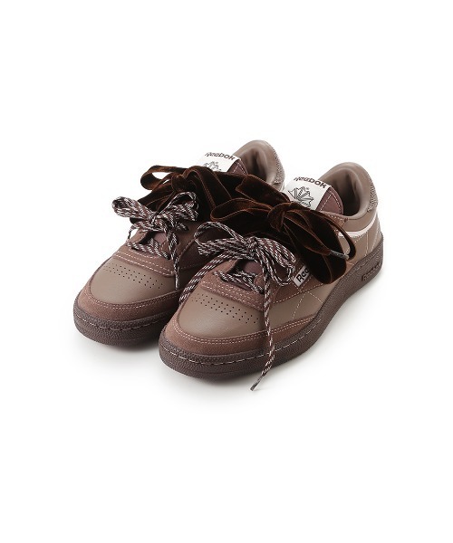 FRAY I.D（フレイアイディー）の「【Reebok× FRAY I.D】CLUB C 85 Vintage（スニーカー・レディース・ブラウン・22.5/23/23.5/24/24.5）」の2枚目の写真