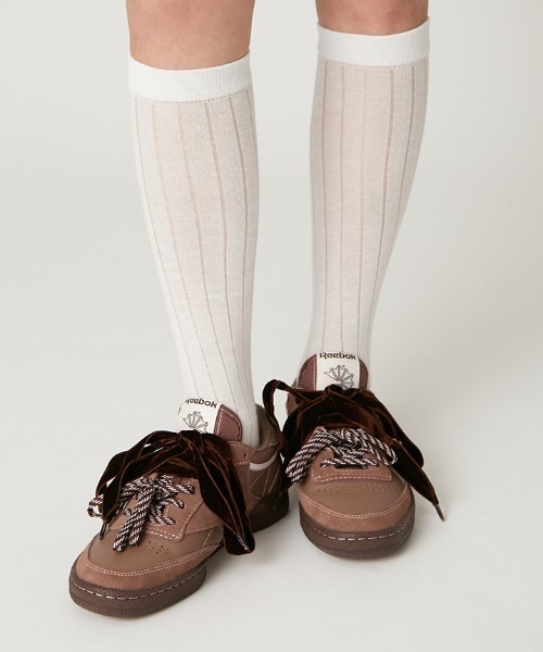 FRAY I.D（フレイアイディー）の「【Reebok× FRAY I.D】CLUB C 85 Vintage（スニーカー・レディース・ブラウン・22.5/23/23.5/24/24.5）」の19枚目の写真