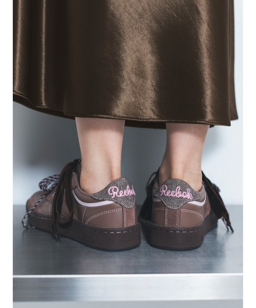FRAY I.D（フレイアイディー）の「【Reebok× FRAY I.D】CLUB C 85 Vintage（スニーカー・レディース・ブラウン・22.5/23/23.5/24/24.5）」の13枚目の写真