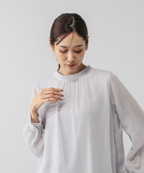 ドビー2WAYボウタイブラウス/591839（シャツ/ブラウス）｜GLOBAL WORK