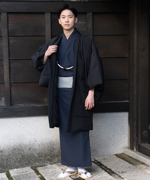 KYOETSU(キョウエツ)の「メンズダウンコート 羽織(ダウンジャケット/コート・メンズ・ブラック系その他・LL/L/M)」の3枚目の写真