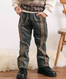 SLAP SLIP（スラップスリップ）の「パイピングチェックサイドラインロングパンツ(80~130cm)（その他パンツ・キッズ）」