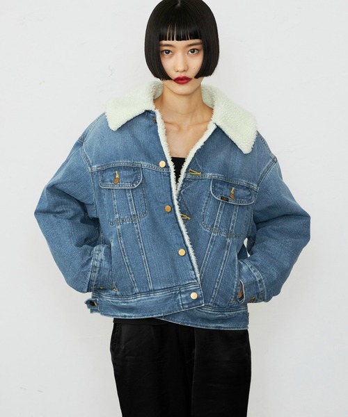 Lee/リー【暖】ボアストームライダー アウター コクーンシルエット