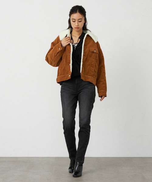 セール】Lee/リー【暖】ボアストームライダー アウター コクーン