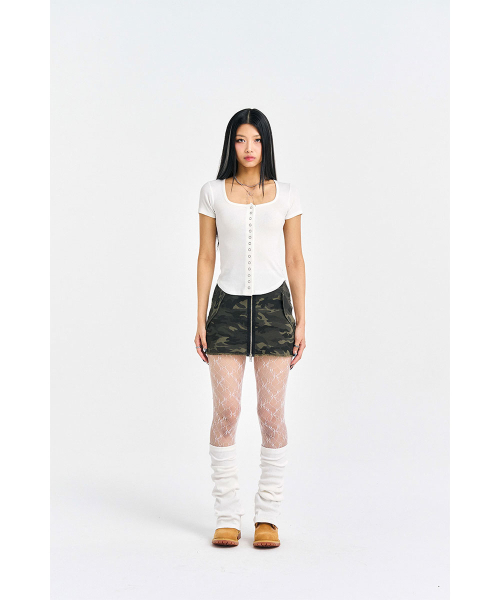 SCHISM INDUCING(スキズムインデューシング)の「THRIFT FLIP T SHIRT, WHITE(Tシャツ/カットソー・レディース・その他・FREE)」の14枚目の写真