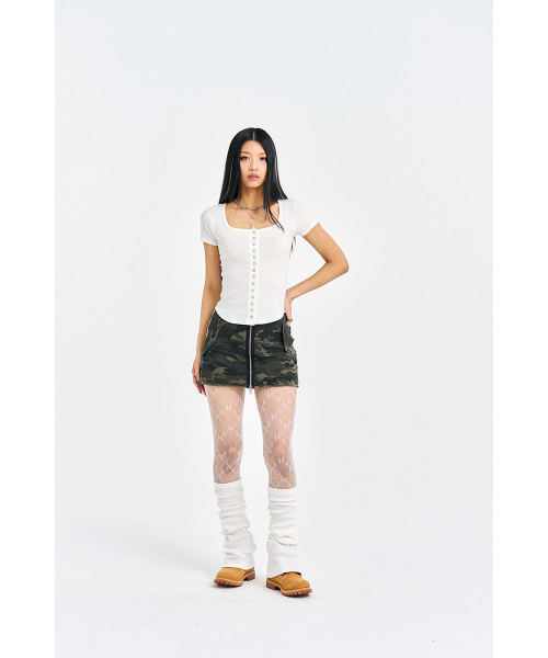 SCHISM INDUCING(スキズムインデューシング)の「THRIFT FLIP T SHIRT, WHITE(Tシャツ/カットソー・レディース・その他・FREE)」の9枚目の写真