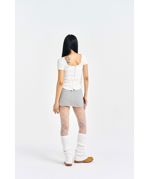SCHISM INDUCING(スキズムインデューシング)の「THRIFT FLIP T SHIRT, WHITE(Tシャツ/カットソー・レディース・その他・FREE)」の4枚目の写真