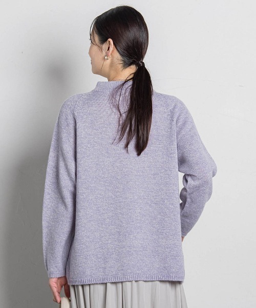 LAUTREAMONT（ロートレアモン）の「【WEB限定】ホールガーメントニット（ニット/セーター・レディース・キャメル/ライトグレー/ブラック/ライトブルー/ベージュ/パープル・9号）」の13枚目の写真