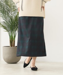LB/S （エルビーエス）の「【C-FORT POINT/フォートポイント】裏地ベロア 台形スカート（スカート）」