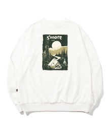 S'more | Solo Camping Bear S/S pt.Sweat ソロキャンプの熊プリントスウェット(スウェット)