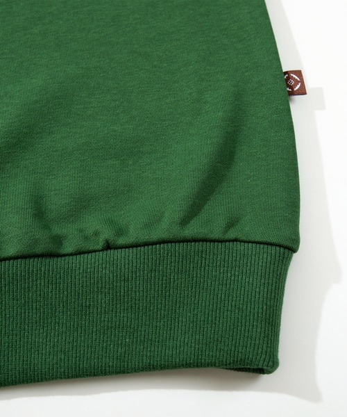 S'more(スモア)の「Solo Camping Bear S/S pt.Sweat ソロキャンプの熊プリントスウェット(スウェット・レディース・グリーン/ホワイト・SMALL/MEDIUM/LARGE/X-LARGE)」の14枚目の写真