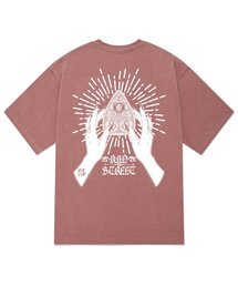KTPP0137 デジャボード ピグメント 半袖Tシャツ - ピンク