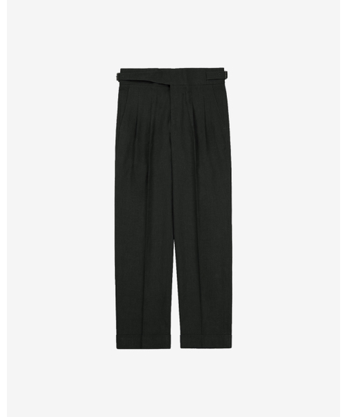 sortie(ソルティ)の「8s Linen Gurkha Trousers (Black)(スラックス・メンズ・その他・LARGE/MEDIUM/SMALL/X-LARGE)」の1枚目の写真