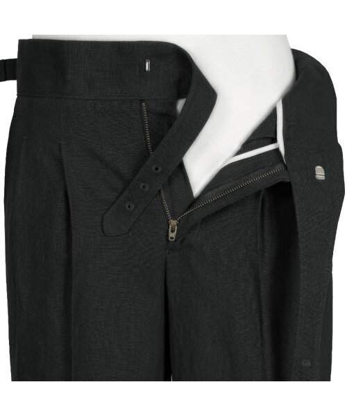 sortie(ソルティ)の「8s Linen Gurkha Trousers (Black)(スラックス・メンズ・その他・LARGE/MEDIUM/SMALL/X-LARGE)」の6枚目の写真