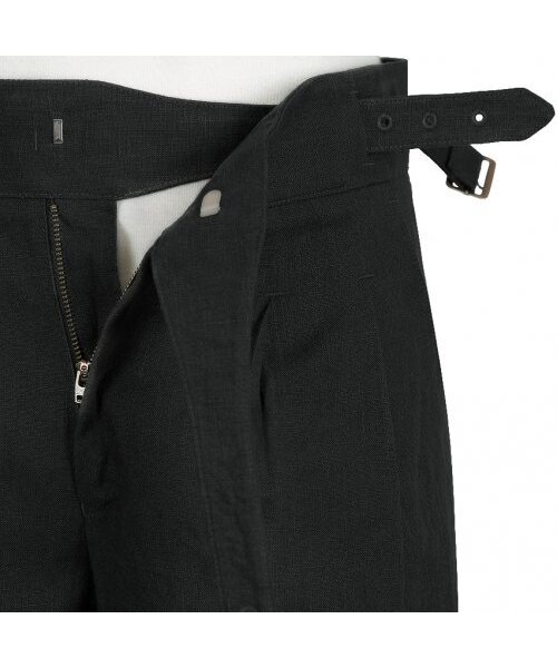 sortie(ソルティ)の「8s Linen Gurkha Trousers (Black)(スラックス・メンズ・その他・LARGE/MEDIUM/SMALL/X-LARGE)」の7枚目の写真