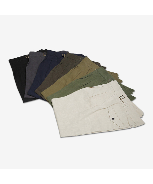 sortie(ソルティ)の「8s Linen Gurkha Trousers (Black)(スラックス・メンズ・その他・LARGE/MEDIUM/SMALL/X-LARGE)」の9枚目の写真