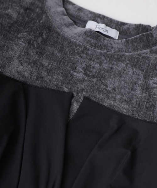 【セール】ビスチェドッキングペプラムベロアトップス(Tシャツ/カットソー)|Floran(フローラン)