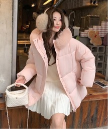 ＆soiree（アンドソワレ）の「もこもこビックシルエットダウンジャケット（ダウンジャケット/コート・レディース）」