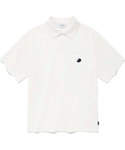 C-Logo cap T-shirt — белая футболка с логотипом C