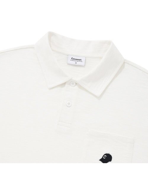 COVERNAT(カバーナット)の「CロゴキャップカラーTシャツホワイト(ポロシャツ・レディース・その他・MEDIUM/SMALL/LARGE/X-LARGE/X-SMALL/XX-LARGE)」の3枚目の写真
