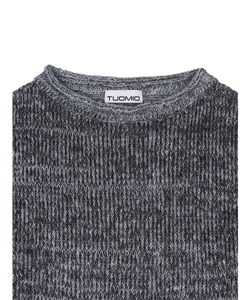 TUOMIO（トゥオミオ）の「OVERSIZED GLITTER SWEATER [DUSTY BLUE]（ニット/セーター・レディース・その他・F）」の2枚目の写真