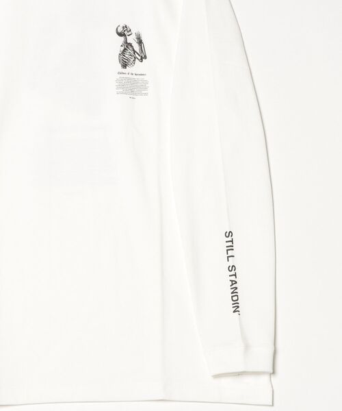 Children of the discordance(チルドレン オブ ザ ディスコ-ダンス)の「Children of the discordance / STILL STANDIN? LS TEE / DISCS-013(Tシャツ/カットソー・メンズ・ブラック/ホワイト・3/2/1)」の3枚目の写真
