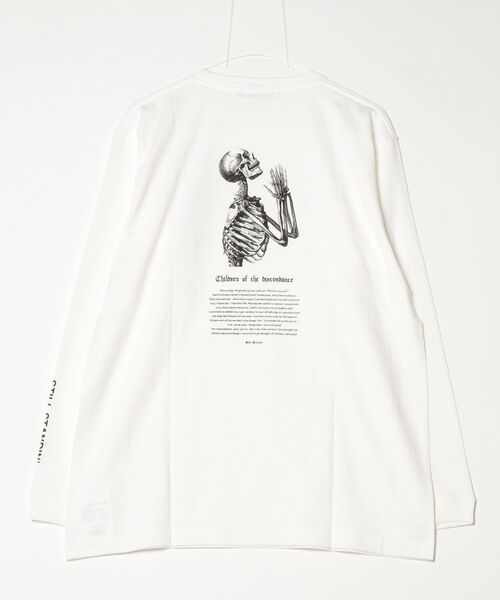 Children of the discordance(チルドレン オブ ザ ディスコ-ダンス)の「Children of the discordance / STILL STANDIN? LS TEE / DISCS-013(Tシャツ/カットソー・メンズ・ブラック/ホワイト・3/2/1)」の2枚目の写真