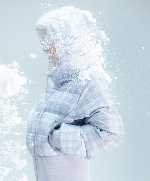 OJOS(オホス)の「Reversible Check Padded Jacket / Grey(ダウンジャケット/コート・レディース・その他・1/2/3)」の6枚目の写真