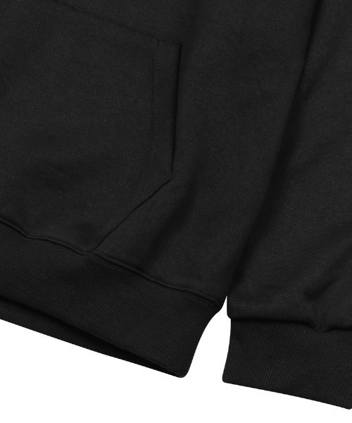 MUCENT(ムセント)の「A'GEM/9 × .kom 『MUCENT/ムセント』 BIG LOGO HOODIE /ビッグロゴプルオーバーパーカー(パーカー・レディース・グレー/ブラック・FREE)」の4枚目の写真
