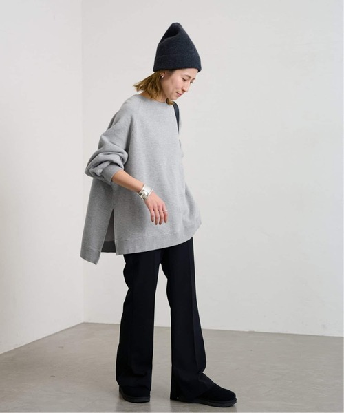 FRAMeWORK（フレームワーク）の「≪WEB限定 / 追加≫ラグランポンチョスエット 2（スウェット・レディース・スミクロ/グレー/ベージュ・FREE）」の14枚目の写真