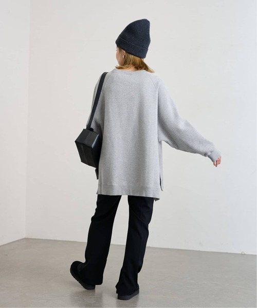 FRAMeWORK（フレームワーク）の「≪WEB限定 / 追加≫ラグランポンチョスエット 2（スウェット・レディース・スミクロ/グレー/ベージュ・FREE）」の16枚目の写真